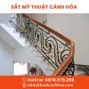 cau thang mt 233 - Cầu Thang Sắt Mỹ Thuật CTS-233