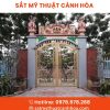 cong sat mt 2 canh 10 - Cổng Sắt Mỹ Thuật 2 Cánh CSM-10