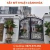 cong sat mt 2 canh 41 - Cổng Sắt Mỹ Thuật 2 Cánh CSM-41
