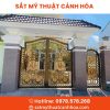cong sat mt 2 canh 46 - Cổng Sắt Mỹ Thuật 2 Cánh CSM-46
