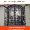 cong sat mt 2 canh 47 - Cổng Sắt Mỹ Thuật 2 Cánh CSM-47