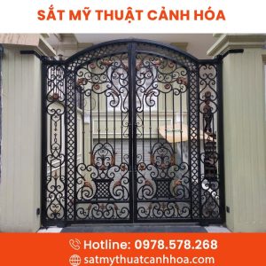 Cổng Sắt Mỹ Thuật 2 Cánh CSM-47