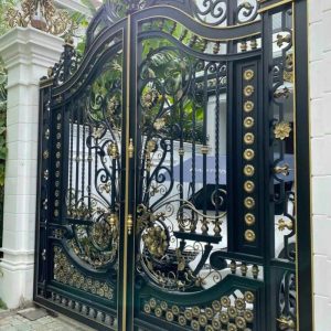 Cổng Sắt Mỹ Thuật 2 Cánh CSM-08