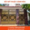 cong sat mt 4 canh 21 - Cổng Sắt Mỹ Thuật 4 Cánh CMT-21