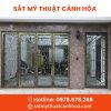 cong sat mt 4 canh 38 - Cổng Sắt Mỹ Thuật 4 Cánh CMT-38