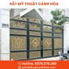 cong sat mt 4 canh 4 - Cổng Sắt Mỹ Thuật 4 Cánh CMT-04