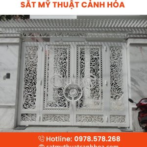 Cổng Sắt Mỹ Thuật 4 Cánh CMT-60