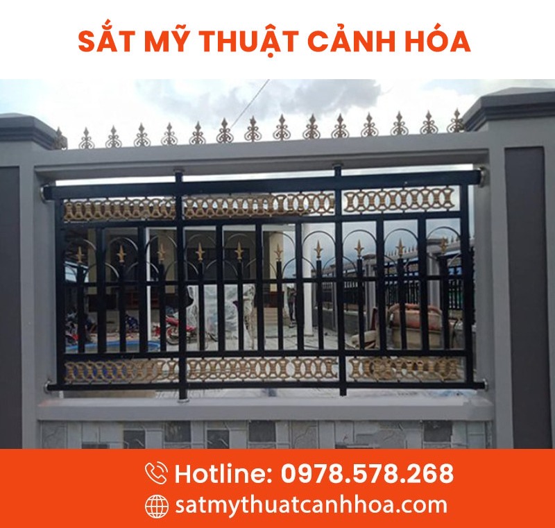 hang rao sat 2 - Hàng Rào Sắt Mỹ Thuật HRS-02