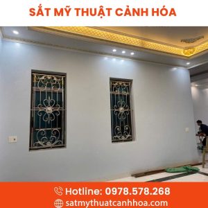 Hoa Sắt Cửa Sổ Mỹ Thuật HSM-01