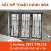 hoa sat cua so 12 - Hoa Sắt Cửa Sổ Mỹ Thuật HSM-12