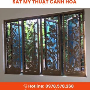 Hoa Sắt Cửa Sổ Mỹ Thuật HSM-29