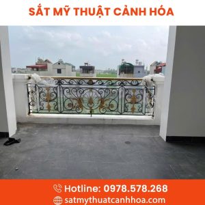 Lan Can Ban Công Sắt Mỹ Thuật LCS-01