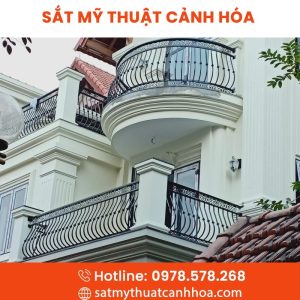 Lan Can Ban Công Sắt Mỹ Thuật LCS-13