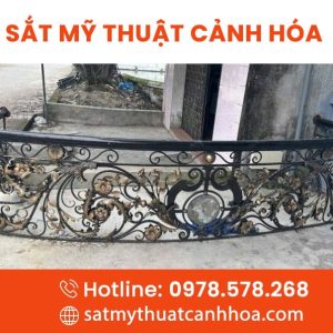 Lan Can Ban Công Sắt Mỹ Thuật LCS-36