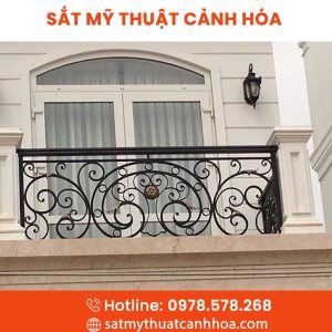 Lan Can Ban Công Sắt Mỹ Thuật LCS-08