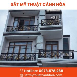 Lan Can Ban Công Sắt Mỹ Thuật LCS-09