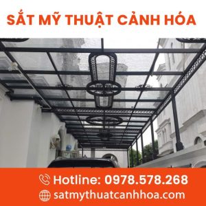 Mái Kính Sắt Mỹ Thuật MKS-102