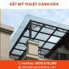 mai kinh 107 - Mái Kính Sắt Mỹ Thuật MKS-107