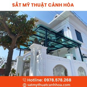 Mái Kính Sắt Mỹ Thuật MKS-137