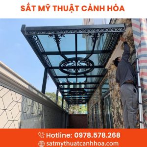 Mái Kính Sắt Mỹ Thuật MKS-141