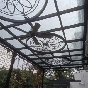 Mái Kính Sắt Mỹ Thuật MKS-15