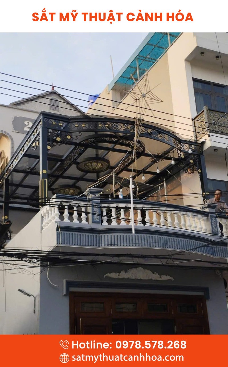 mai kinh 29 - Mái Kính Sắt Mỹ Thuật MKS-29