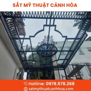 Mái Kính Sắt Mỹ Thuật MKS-04