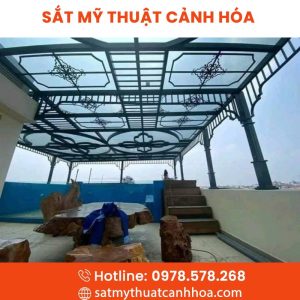 Mái Kính Sắt Mỹ Thuật MKS-54