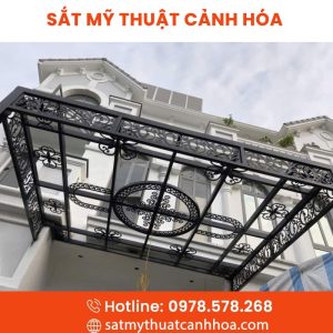 Mái Kính Sắt Mỹ Thuật MKS-63