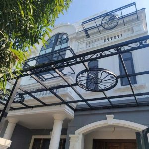 Mái Kính Sắt Mỹ Thuật MKS-09
