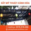 mai kinh 90 - Mái Kính Sắt Mỹ Thuật MKS-90
