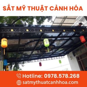 Mái Kính Sắt Mỹ Thuật MKS-90